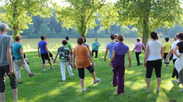 Qigong im Park