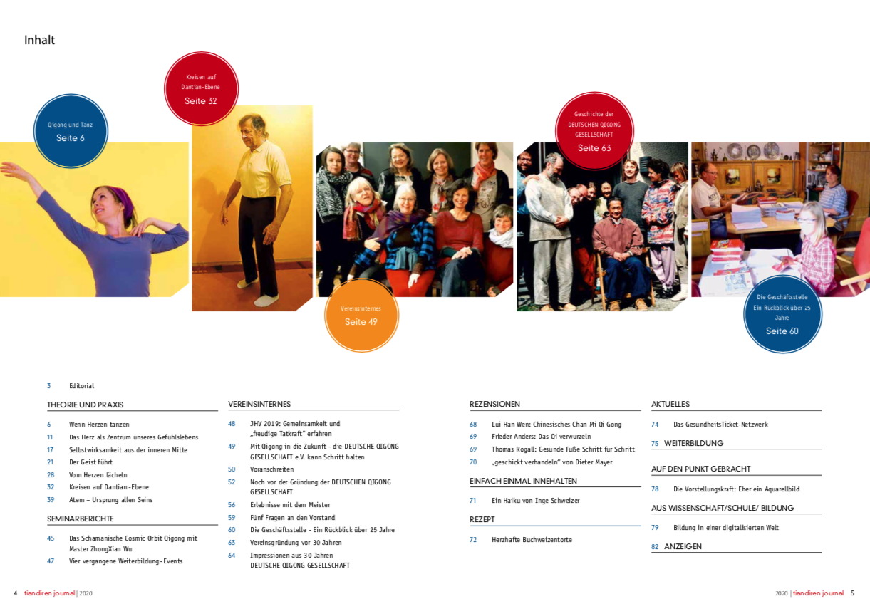 Nachrichten der Deutschen Qigong Gesellschaft 11/2020
